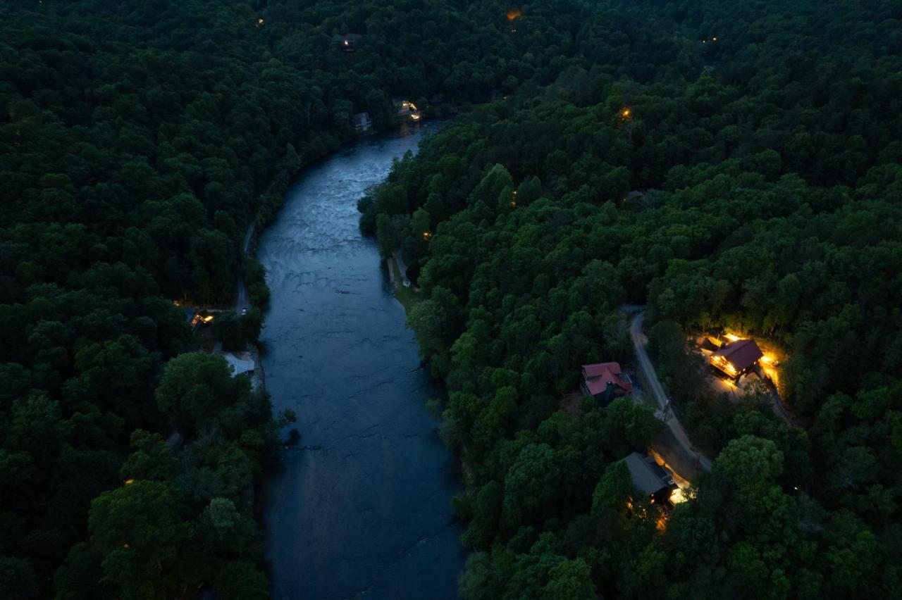 Trout N' About Your Blue Ridge Mountains Retreat, Hot Tub + Game Room! Ellijay Eksteriør bilde