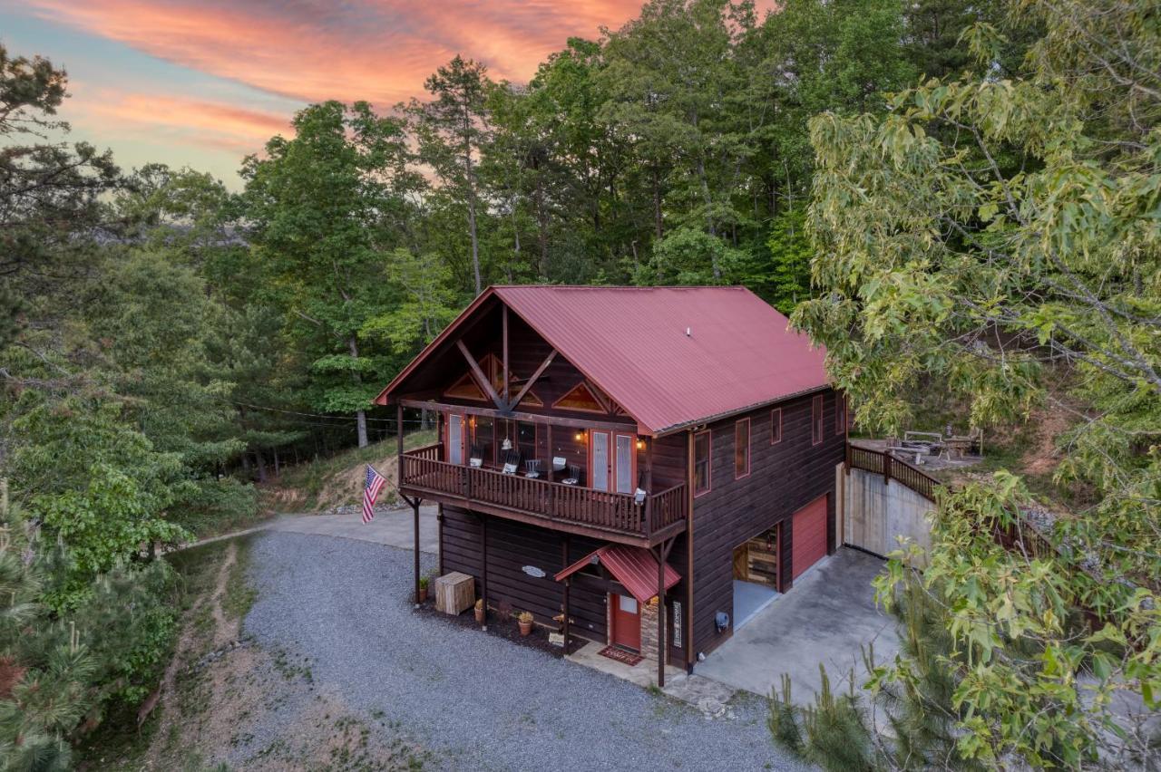 Trout N' About Your Blue Ridge Mountains Retreat, Hot Tub + Game Room! Ellijay Eksteriør bilde